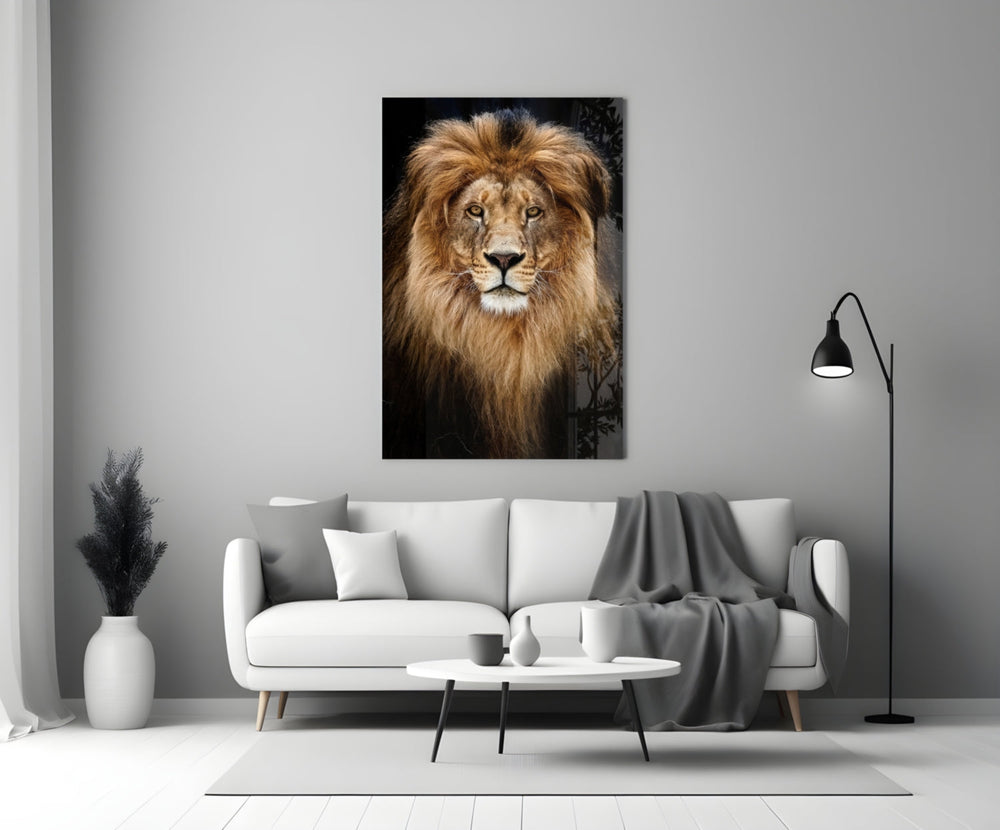 Aslan  Cam Tablo