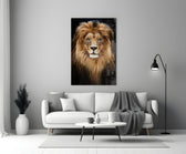 Aslan  Cam Tablo
