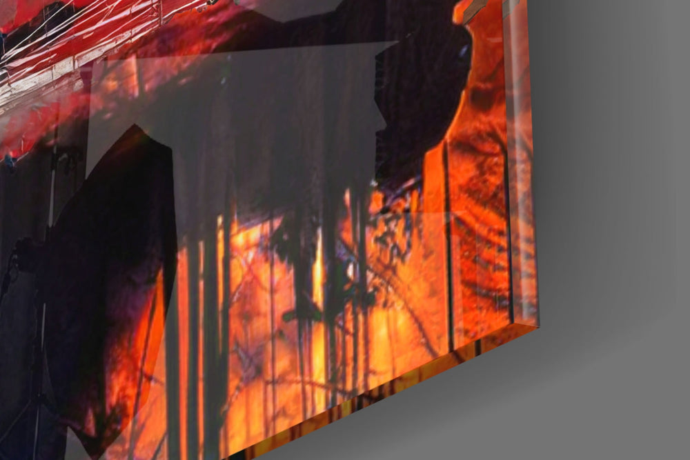Kraliçe Mona Lisa Cam Tablo