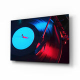 Gramofon Cam Tablo