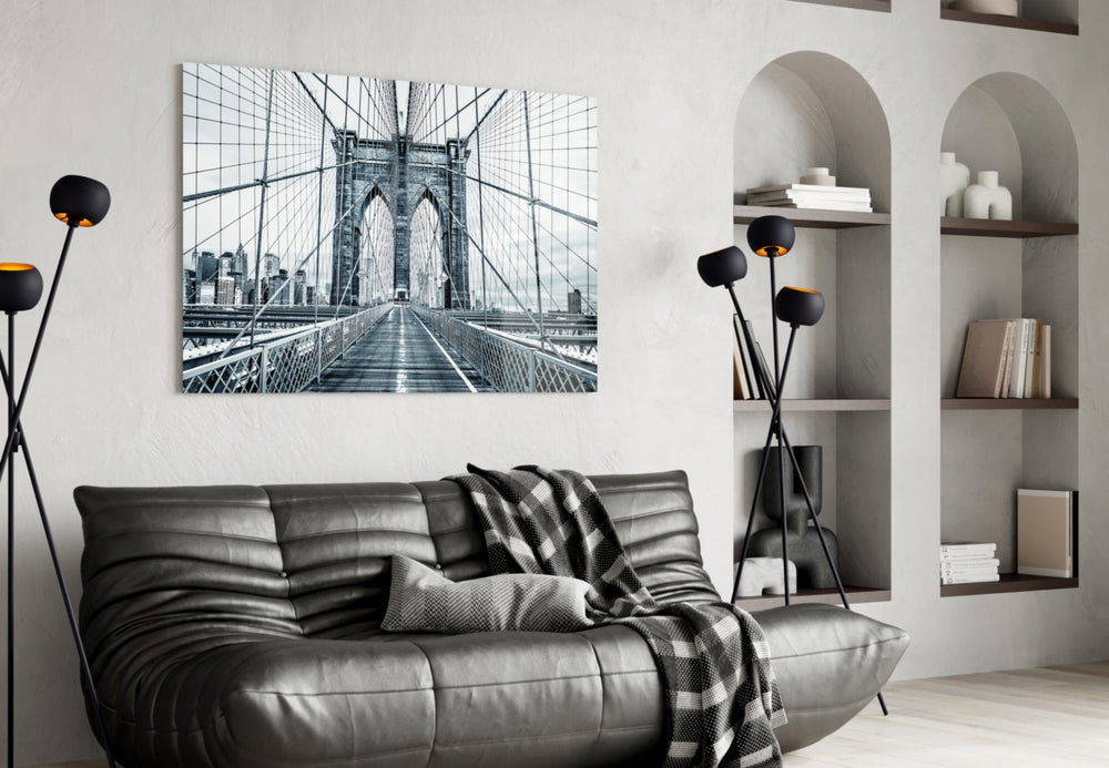Brooklyn Köprüsü Cam Tablo