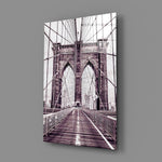 Brooklyn Köprüsü Cam Tablo