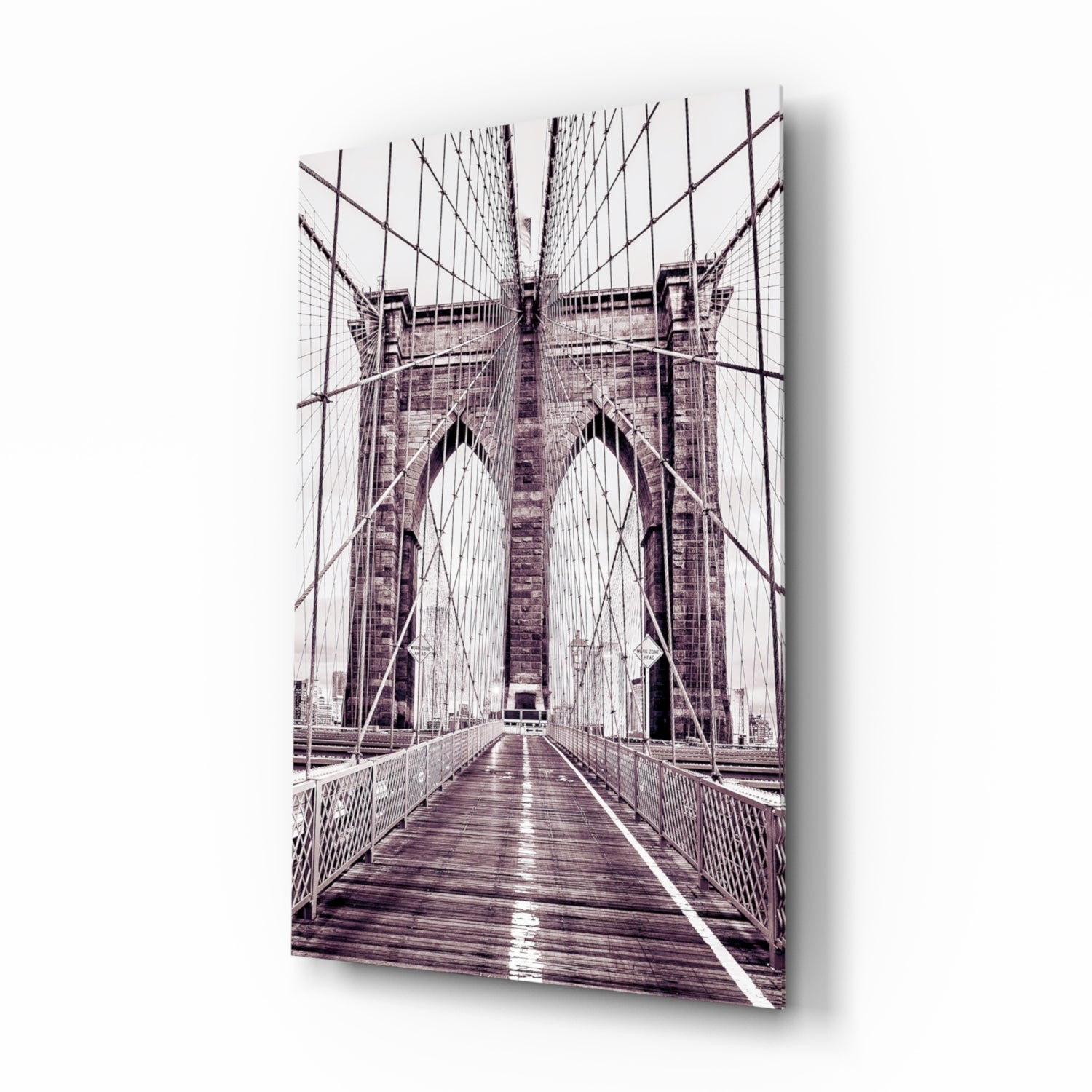 Brooklyn Köprüsü Cam Tablo