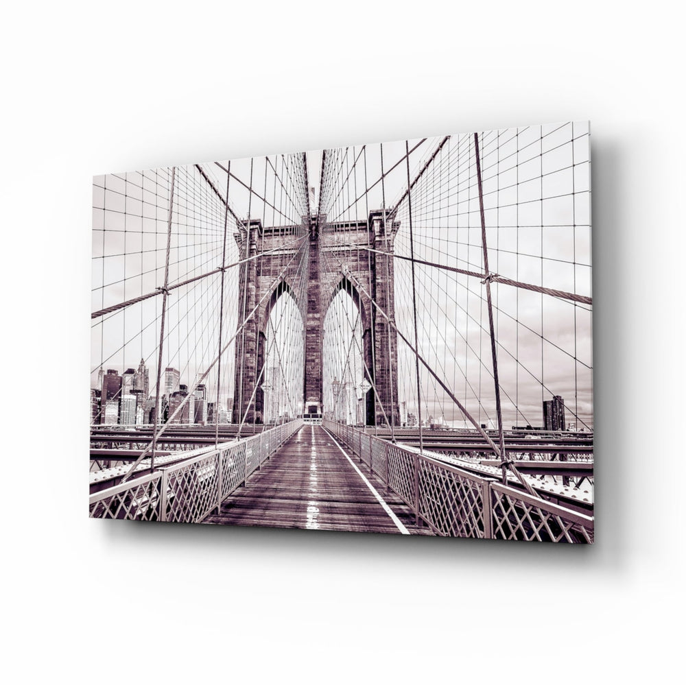 Brooklyn Köprüsü Cam Tablo