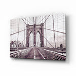 Brooklyn Köprüsü Cam Tablo