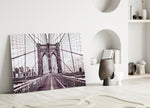 Brooklyn Köprüsü Cam Tablo