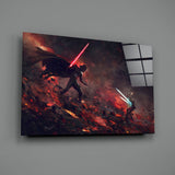 Darth Vader ve Ahsoka Tano Cam Tablo