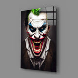 Joker'in Gülümsemesi Cam Tablo || Tasarımcı Koleksiyonu