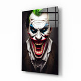 Joker'in Gülümsemesi Cam Tablo || Tasarımcı Koleksiyonu
