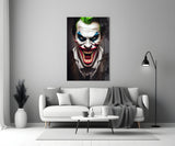 Joker'in Gülümsemesi Cam Tablo || Tasarımcı Koleksiyonu