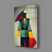 Renkli Adam Cam Tablo || Tasarımcı Koleksiyonu
