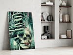 İskeletlerin Düşüşü Cam Tablo || Tasarımcı Koleksiyonu
