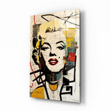 Marilyn Monroe Cam Tablo || Tasarımcı Koleksiyonu