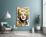 Marilyn Monroe Cam Tablo || Tasarımcı Koleksiyonu
