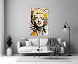 Marilyn Monroe Cam Tablo || Tasarımcı Koleksiyonu