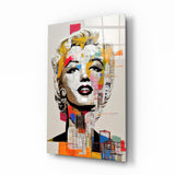 Marilyn Monroe Cam Tablo || Tasarımcı Koleksiyonu