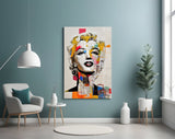 Marilyn Monroe Cam Tablo || Tasarımcı Koleksiyonu