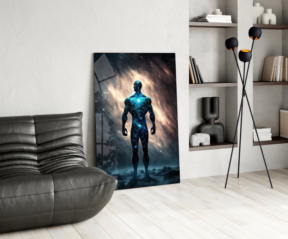 Vitruvius Adamı Cam Tablo || Tasarımcı Koleksiyonu