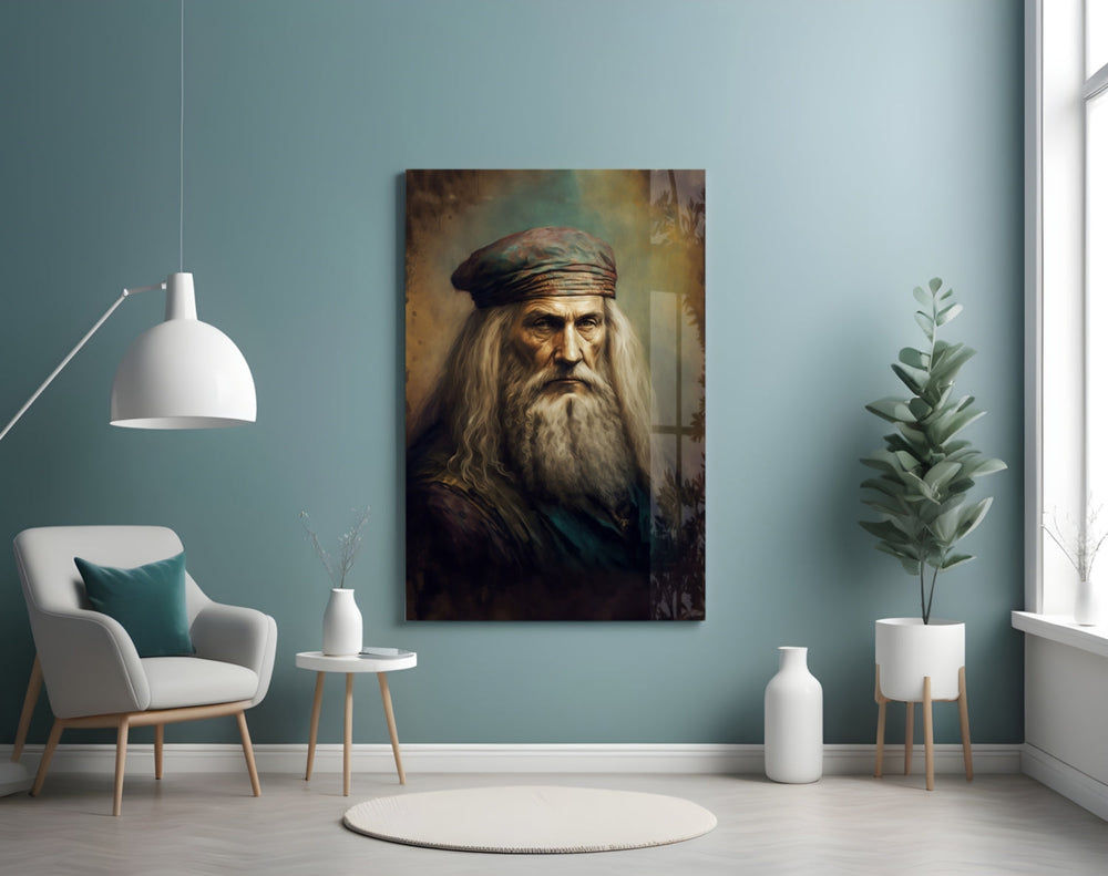 Leonardo da Vinci Cam Tablo || Tasarımcı Koleksiyonu