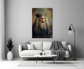 Leonardo da Vinci Cam Tablo || Tasarımcı Koleksiyonu