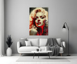 Marilyn Monroe Cam Tablo || Tasarımcı Koleksiyonu