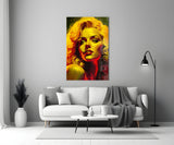 Marilyn Monroe Cam Tablo || Tasarımcı Koleksiyonu