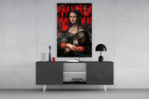 Mona Lisa, Kedi Sever Cam Tablo || Tasarımcı Koleksiyonu