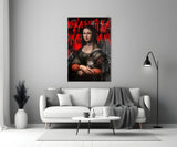 Mona Lisa, Kedi Sever Cam Tablo || Tasarımcı Koleksiyonu