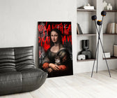 Mona Lisa, Kedi Sever Cam Tablo || Tasarımcı Koleksiyonu