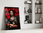 Mona Lisa, Kedi Sever Cam Tablo || Tasarımcı Koleksiyonu