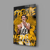Freddie Mercury, Kraliçe Cam Tablo || Tasarımcı Koleksiyonu