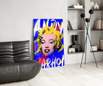 Pop Sanat ve Beyazperde Divası Cam Tablo || Tasarımcı Koleksiyonu