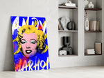 Pop Sanat ve Beyazperde Divası Cam Tablo || Tasarımcı Koleksiyonu