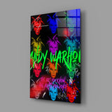Andy Warhol ve Kendisi Cam Tablo || Tasarımcı Koleksiyonu