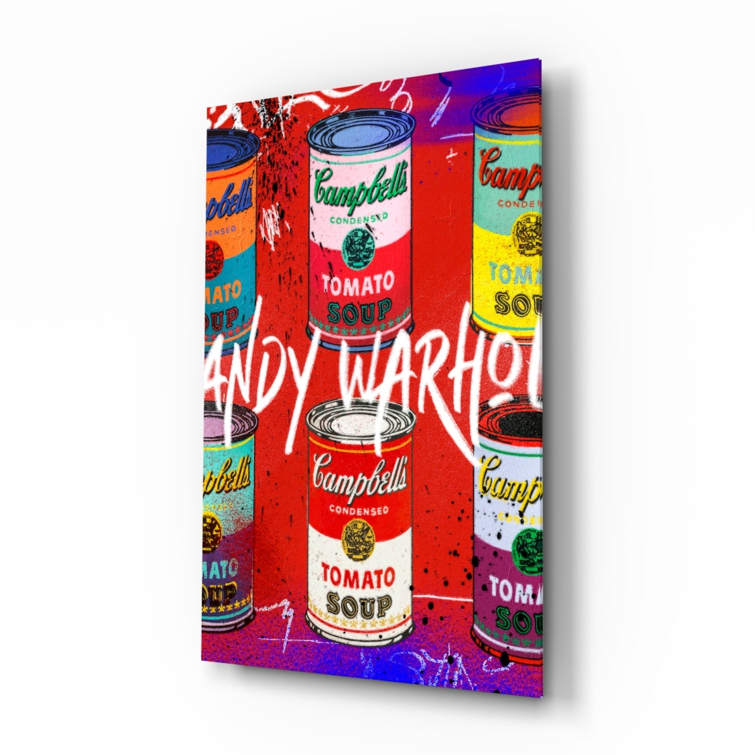 Andy Warhol ve Kutular Cam Tablo || Tasarımcı Koleksiyonu