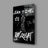 Jean-Michel Basquiat'nın tarzı Cam Tablo || Tasarımcı Koleksiyonu