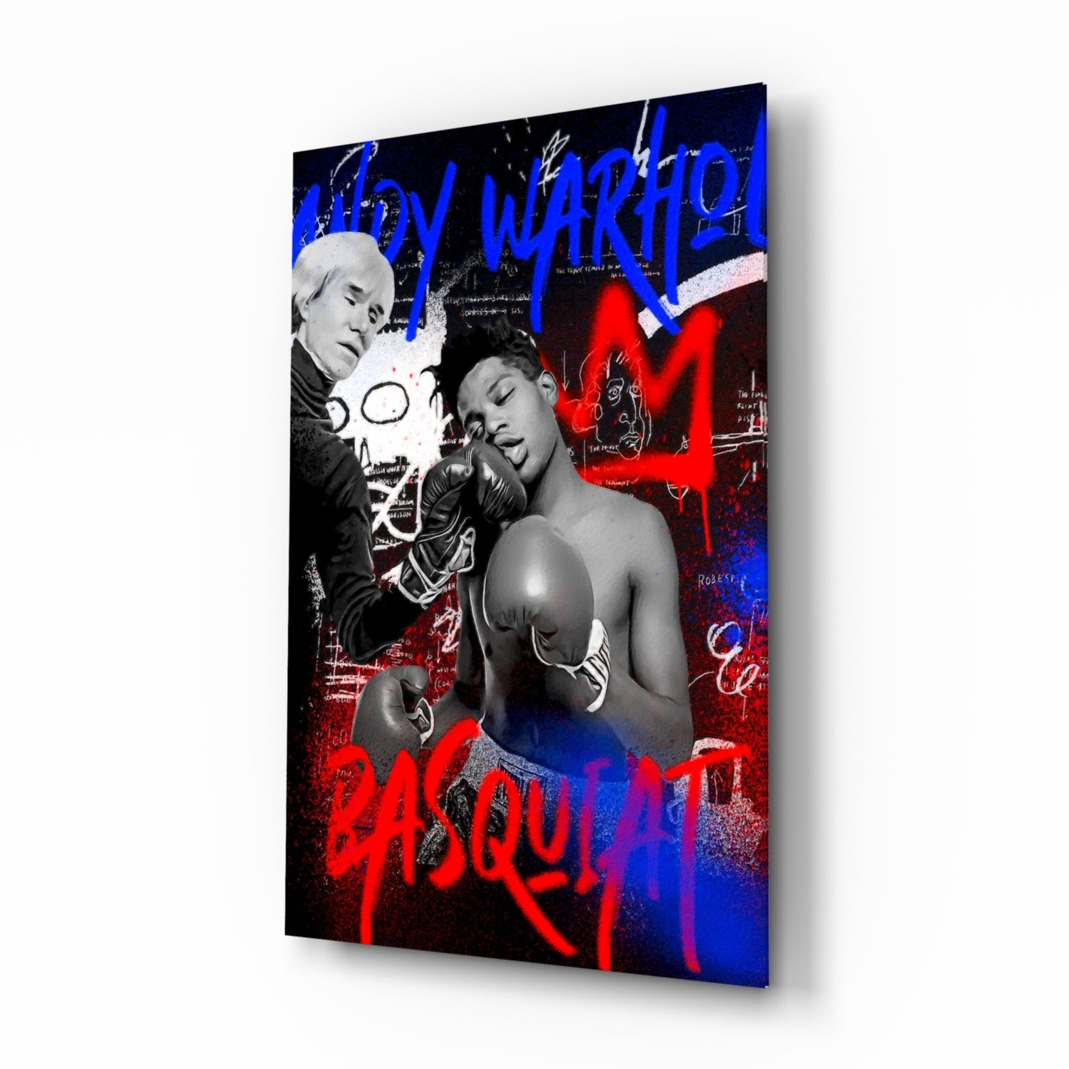 Andy Warhol ve Jean-Michel Basquiat Cam Tablo || Tasarımcı Koleksiyonu