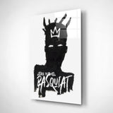 Jean-Michel Basquiat'nın tarzı Cam Tablo || Tasarımcı Koleksiyonu