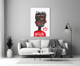 Jean-Michel Basquiat'nın tarzı Cam Tablo || Tasarımcı Koleksiyonu