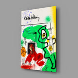 Keith Haring'in tarzı Cam Tablo || Tasarımcı Koleksiyonu