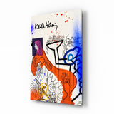 Keith Haring'in tarzı Cam Tablo || Tasarımcı Koleksiyonu