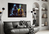 Batman ve Joker Barışıyor Cam Tablo || Tasarımcı Koleksiyonu