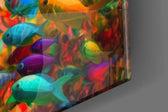 Balık Dünyası Cam Tablo || Tasarımcı Koleksiyonu