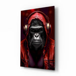 İsyankar Maymun Cam Tablo || Tasarımcı Koleksiyonu