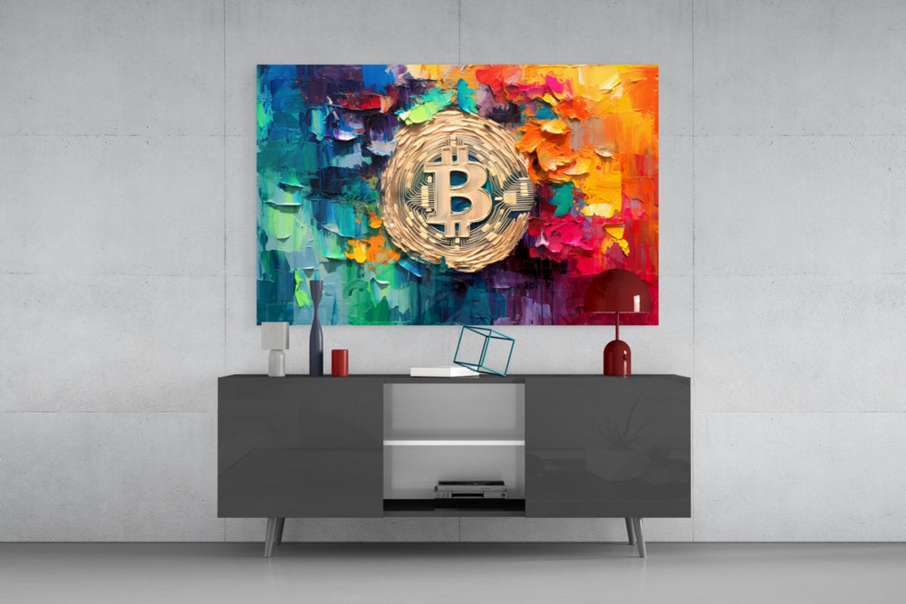Bitcoin Cam Tablo || Tasarımcı Koleksiyonu