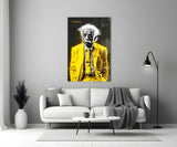 "Sana Söylemiştim" - Einstein Boyut 28,5" X 18 Cam Tablo || Tasarımcı Koleksiyonu