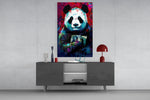 Kitapsever Panda Cam Tablo || Tasarımcı Koleksiyonu
