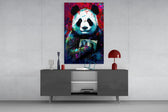Kitapsever Panda Cam Tablo || Tasarımcı Koleksiyonu