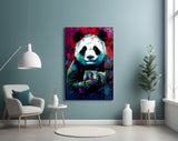 Kitapsever Panda Cam Tablo || Tasarımcı Koleksiyonu