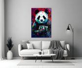 Kitapsever Panda Cam Tablo || Tasarımcı Koleksiyonu